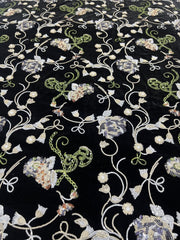 2025 trendy velvet bottom 3+5mm multi-color sequin embroidery evening dress  beaded fabric