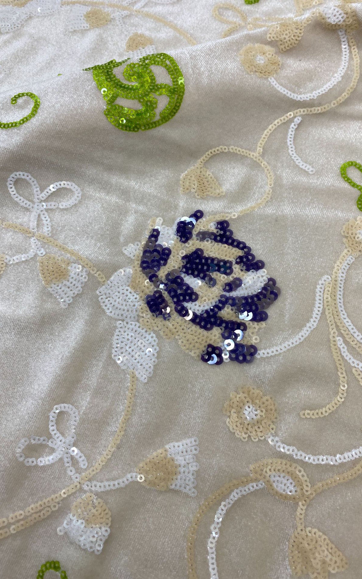 2025 trendy velvet bottom 3+5mm multi-color sequin embroidery evening dress  beaded fabric