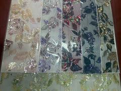 muticlour sequined embroder with beads