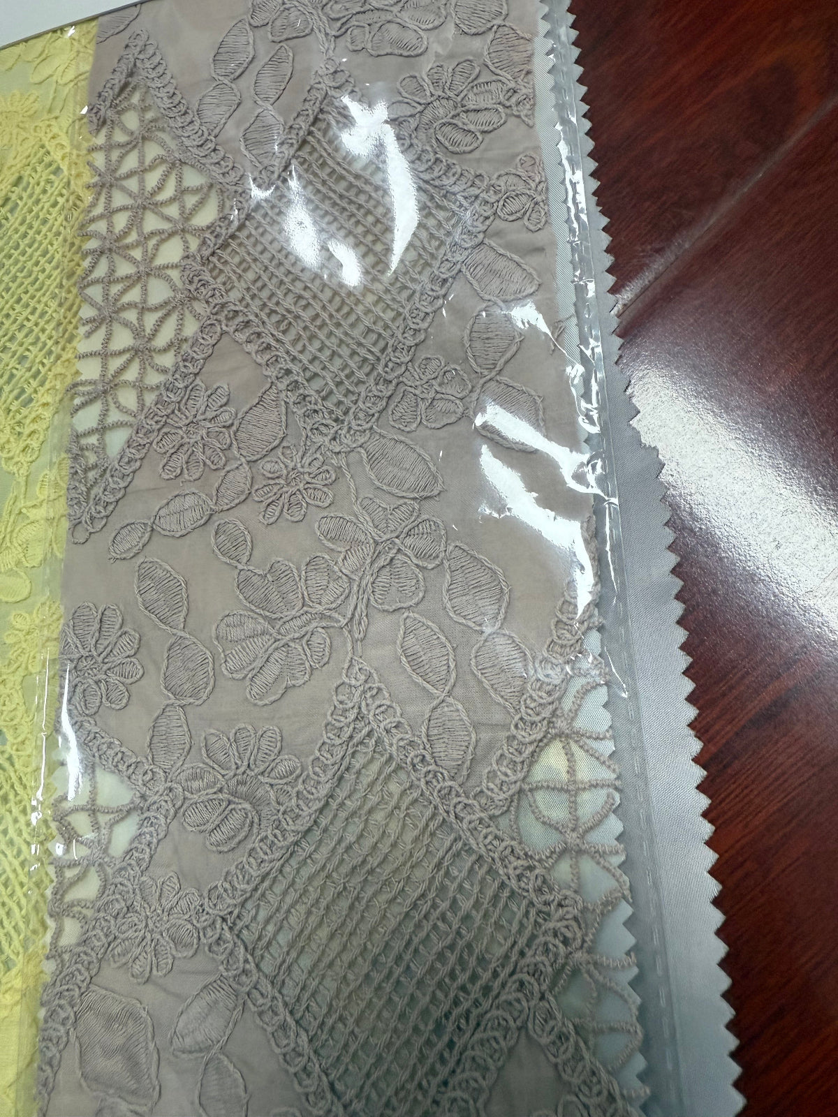 Cotton Laser 3D Heavy Embroidery Fabric