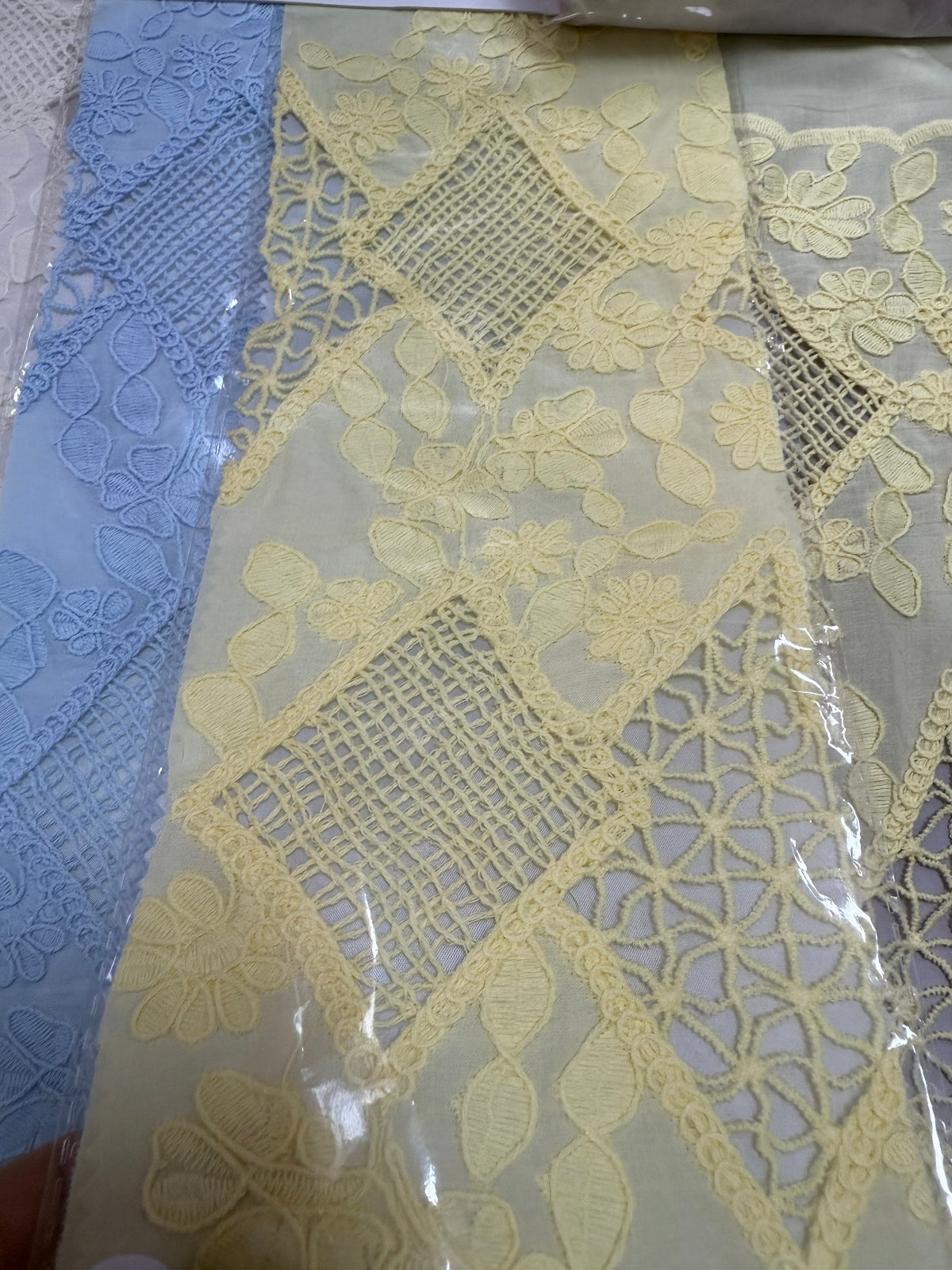 Cotton Laser 3D Heavy Embroidery Fabric
