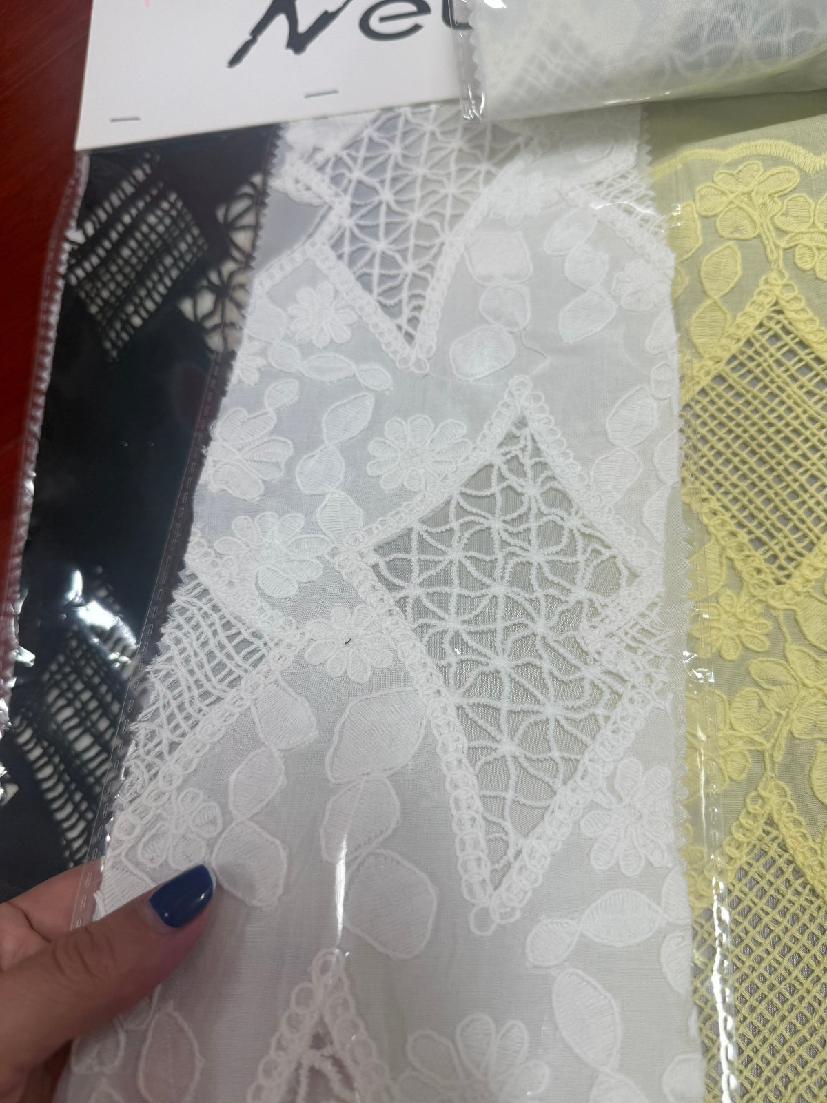 Cotton Laser 3D Heavy Embroidery Fabric