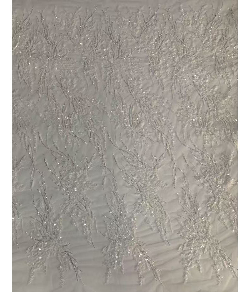 3/7mm +  sequin embroidery